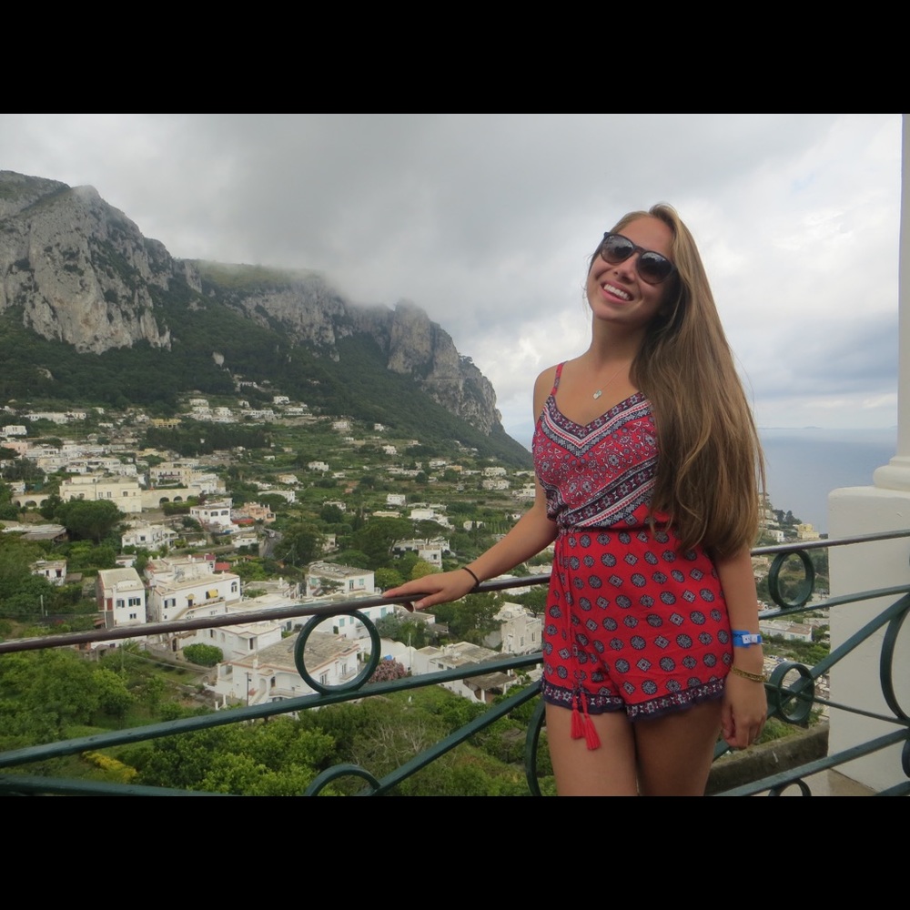 Forever 21 printed romper